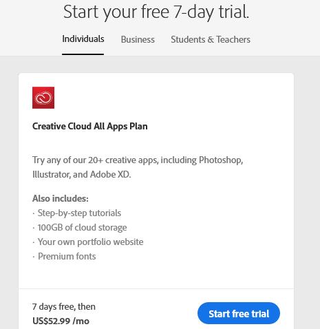adobe creative cloud free download full version mac
